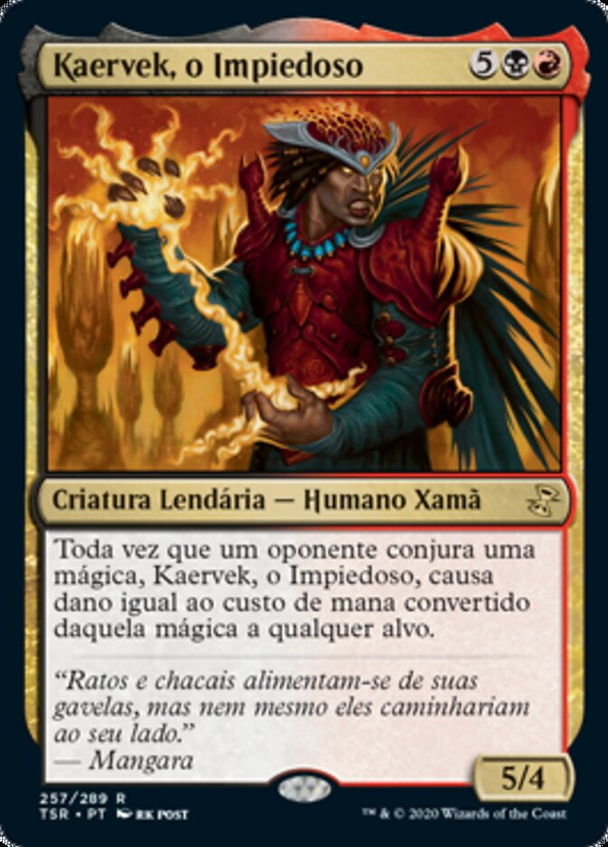 Kaervek, o Impiedoso / Kaervek the Merciless - Magic: The Gathering - MoxLand