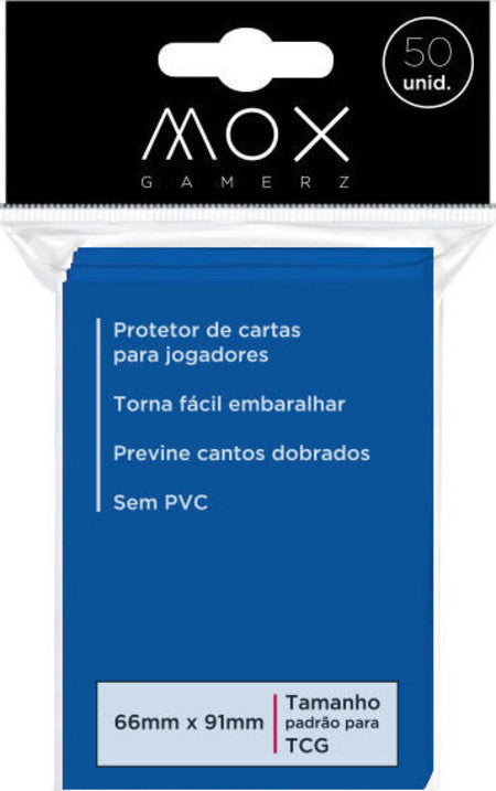 Mox Gamerz - Protetor de Cartas Azul - Mox Gamerz - MoxLand