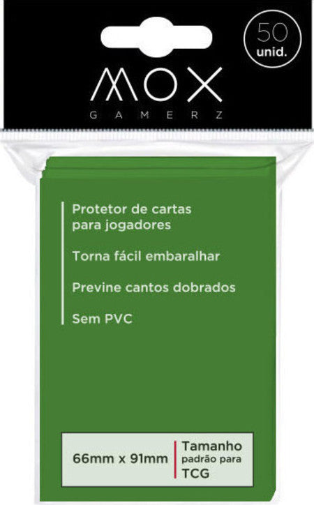 Mox Gamerz - Protetor de Cartas Verde - Mox Gamerz - MoxLand