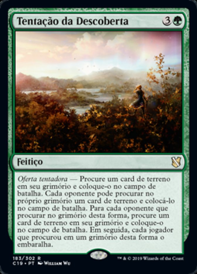 Tentação da Descoberta / Tempt with Discovery - Magic: The Gathering - MoxLand