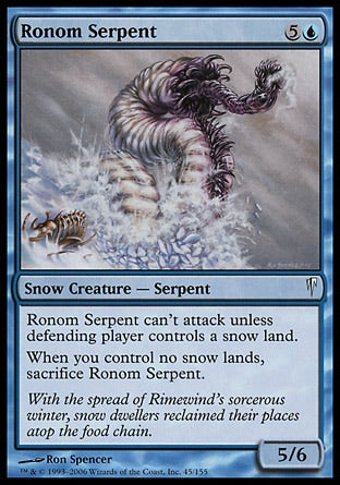 Serpente de Ronom / Ronom Serpent - Magic: The Gathering - MoxLand