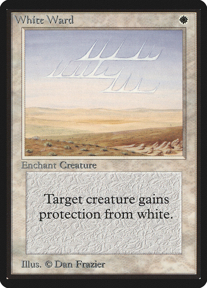 Defesa Branca / White Ward - Magic: The Gathering - MoxLand