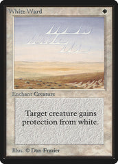 Defesa Branca / White Ward - Magic: The Gathering - MoxLand