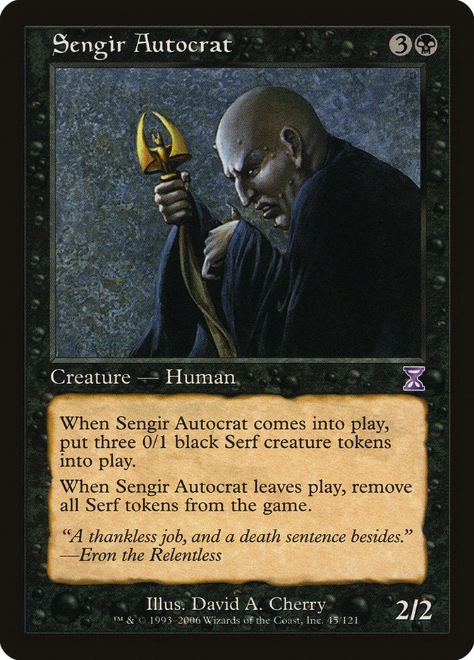 Autocrata de Sengir / Sengir Autocrat - Magic: The Gathering - MoxLand