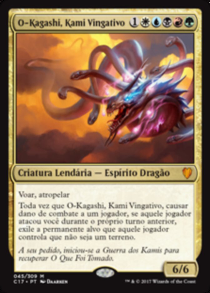 O-Kagashi, Kami Vingativo / O-Kagachi, Vengeful Kami - Magic: The Gathering - MoxLand