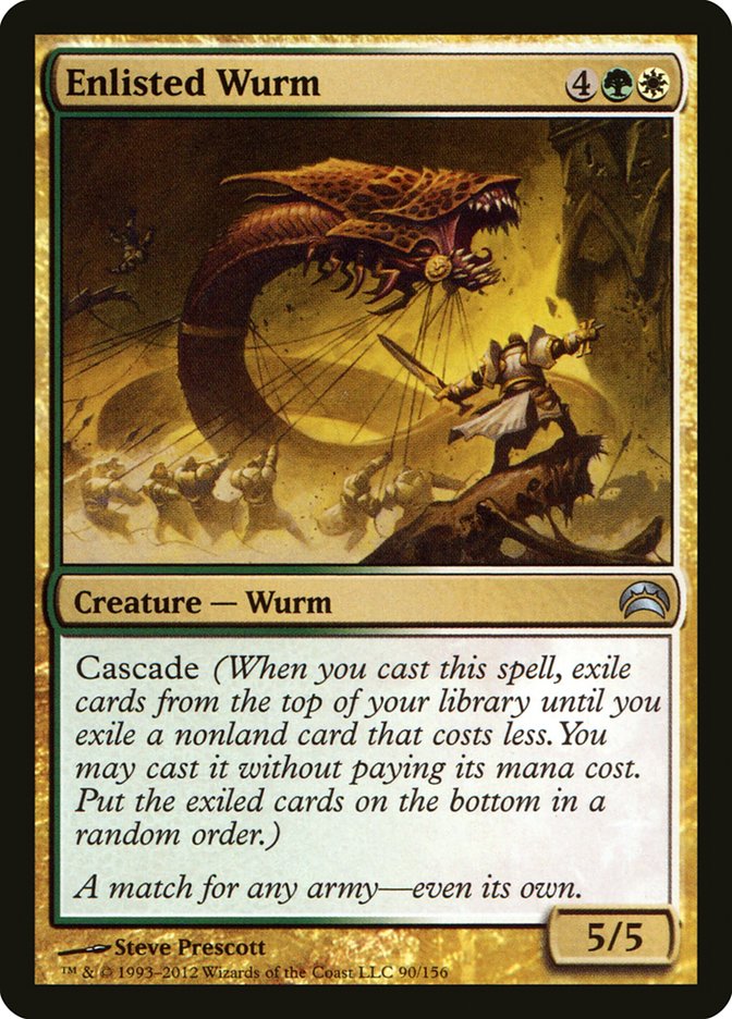 Vorme Recruta / Enlisted Wurm - Magic: The Gathering - MoxLand