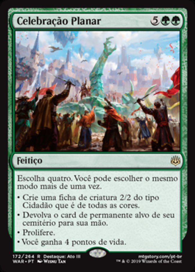 Celebração Planar / Planewide Celebration - Magic: The Gathering - MoxLand