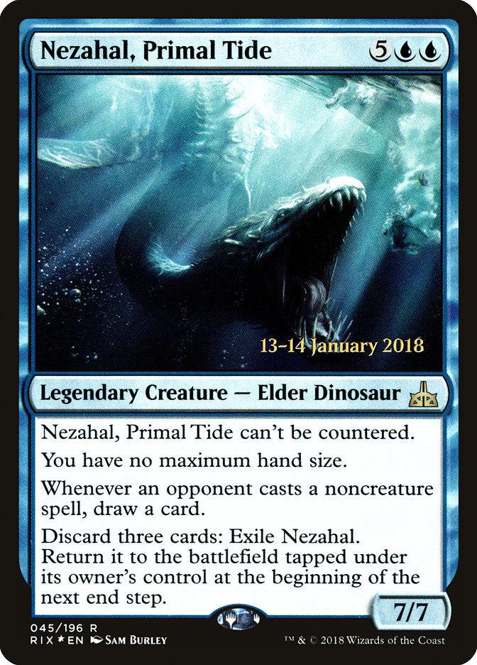 Nezahal, Maré Primordial / Nezahal, Primal Tide - Magic: The Gathering - MoxLand