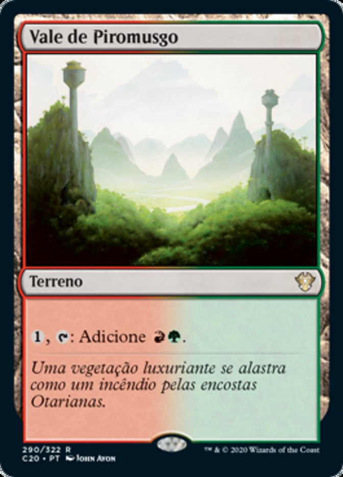 Vale de Piromusgo / Mossfire Valley - Magic: The Gathering - MoxLand