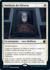 Maldição do Silêncio / Curse of Silence - Magic: The Gathering - MoxLand