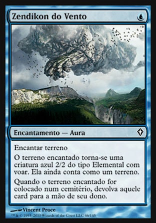 Zendikon do Vento / Wind Zendikon - Magic: The Gathering - MoxLand