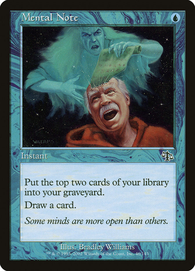 Nota Mental / Mental Note - Magic: The Gathering - MoxLand