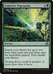 Vegetação Explosiva / Explosive Vegetation - Magic: The Gathering - MoxLand