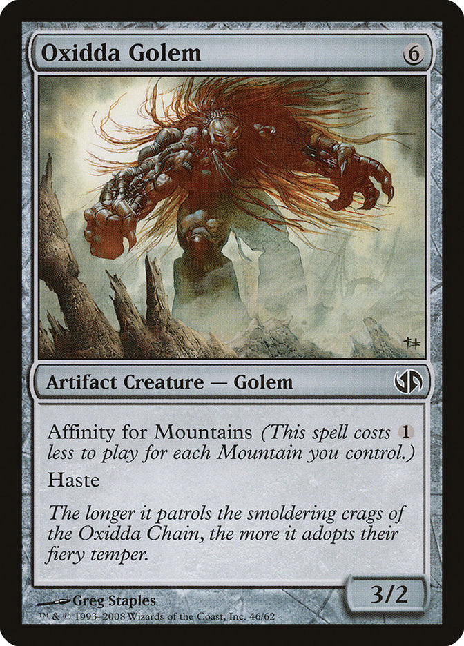 Golem de Óxida / Oxidda Golem - Magic: The Gathering - MoxLand