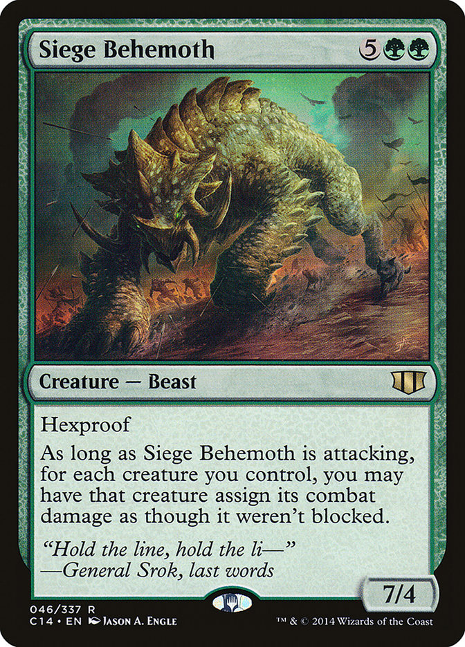 Siege Behemoth / Siege Behemoth - Magic: The Gathering - MoxLand