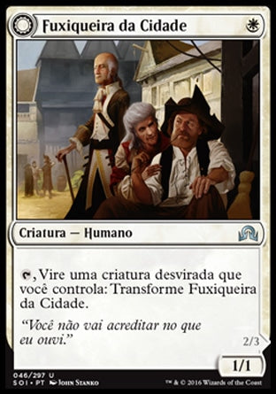 Fuxiqueira da Cidade / Town Gossipmonger - Magic: The Gathering - MoxLand