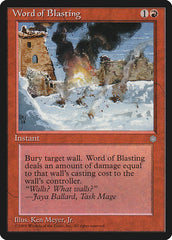 Palavra de Detonação / Word of Blasting - Magic: The Gathering - MoxLand