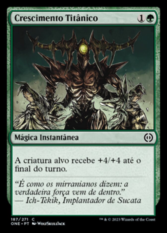 Crescimento Titânico / Titanic Growth - Magic: The Gathering - MoxLand