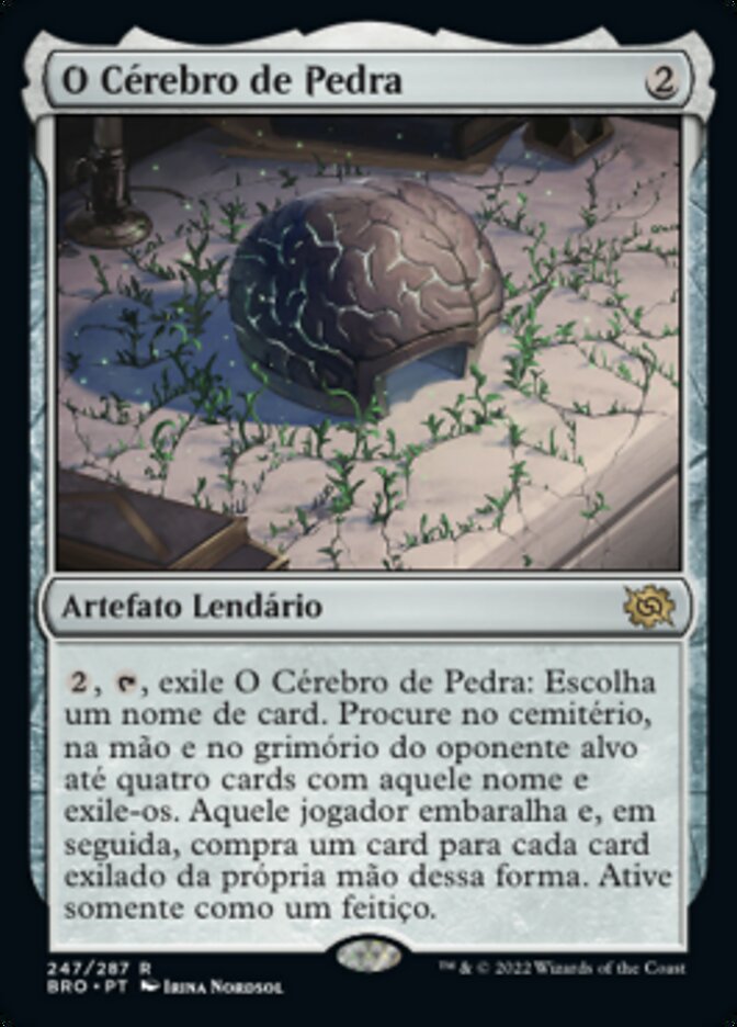 O Cérebro de Pedra / The Stone Brain - Magic: The Gathering - MoxLand