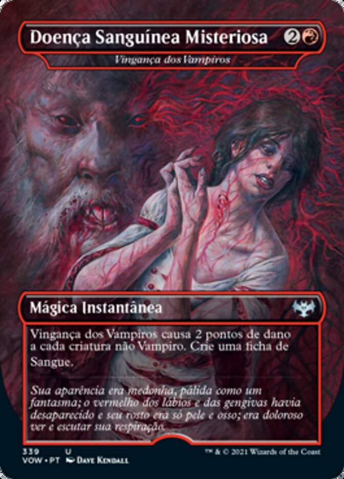 Doença Sanguínea Misteriosa / Mysterious Blood Illness - Magic: The Gathering - MoxLand