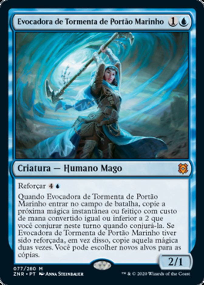 Evocadora de Tormenta de Portão Marinho / Sea Gate Stormcaller - Magic: The Gathering - MoxLand