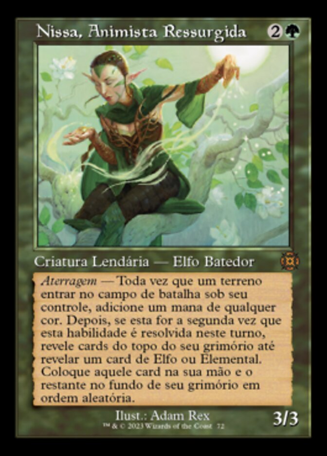 Nissa, Animista Ressurgida / Nissa, Resurgent Animist - Magic: The Gathering - MoxLand