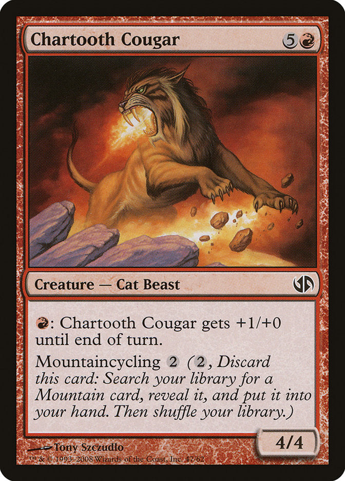 Puma Dentes-de-Carvão / Chartooth Cougar - Magic: The Gathering - MoxLand