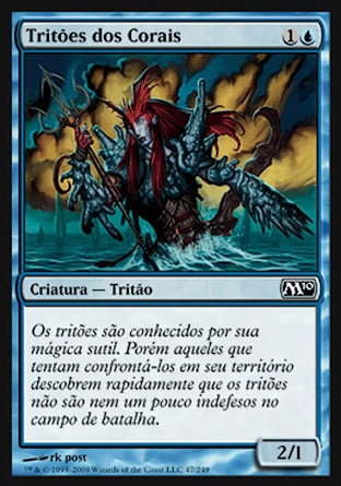 Tritões dos Corais / Coral Merfolk - Magic: The Gathering - MoxLand