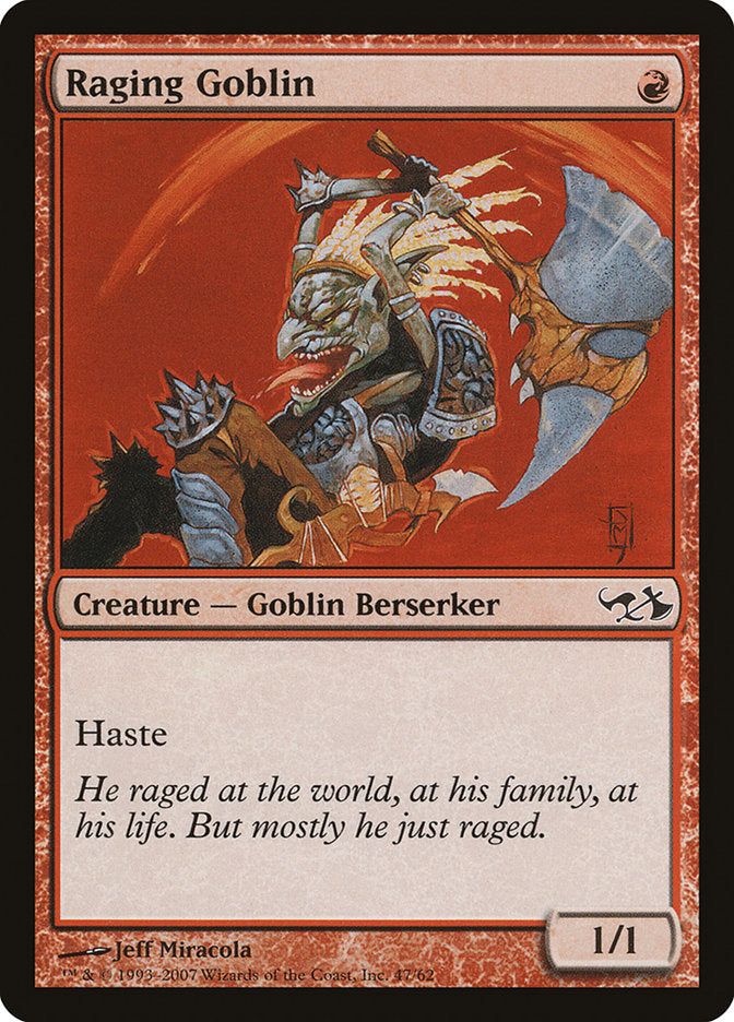 Goblin Enfurecido / Raging Goblin - Magic: The Gathering - MoxLand