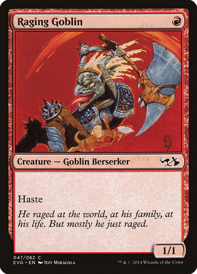 Goblin Enfurecido / Raging Goblin - Magic: The Gathering - MoxLand