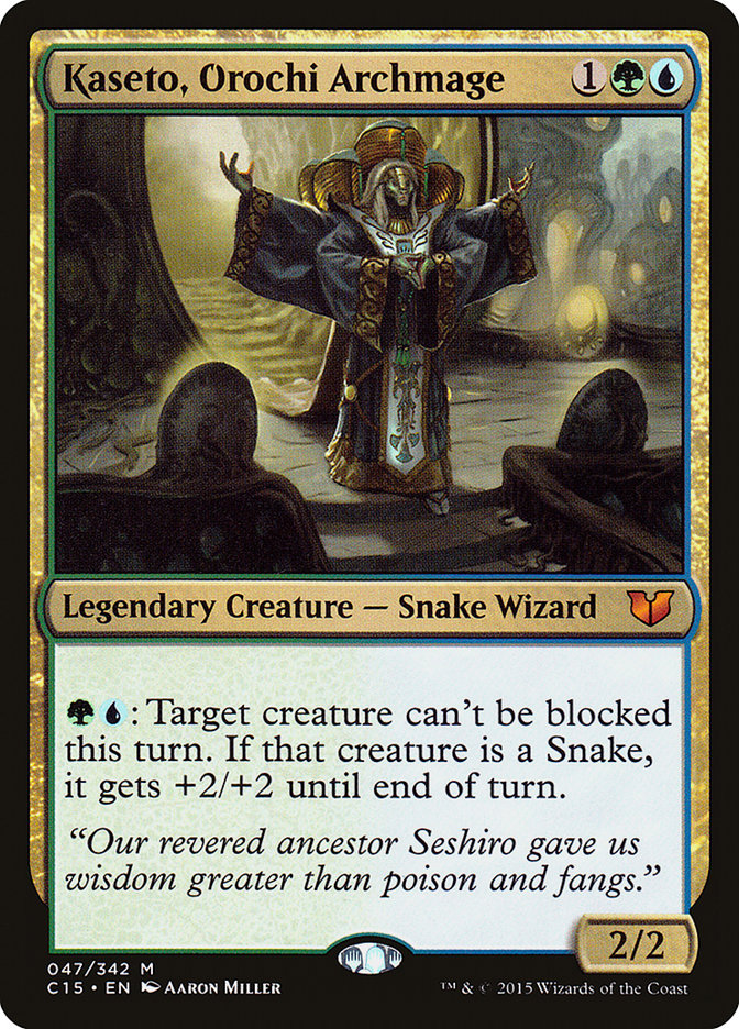 Kaseto, Arquimago Orochi / Kaseto, Orochi Archmage - Magic: The Gathering - MoxLand