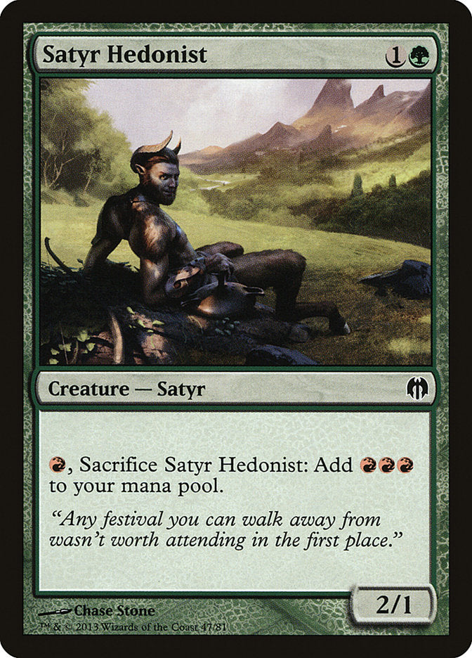 Sátiro Hedonista / Satyr Hedonist - Magic: The Gathering - MoxLand