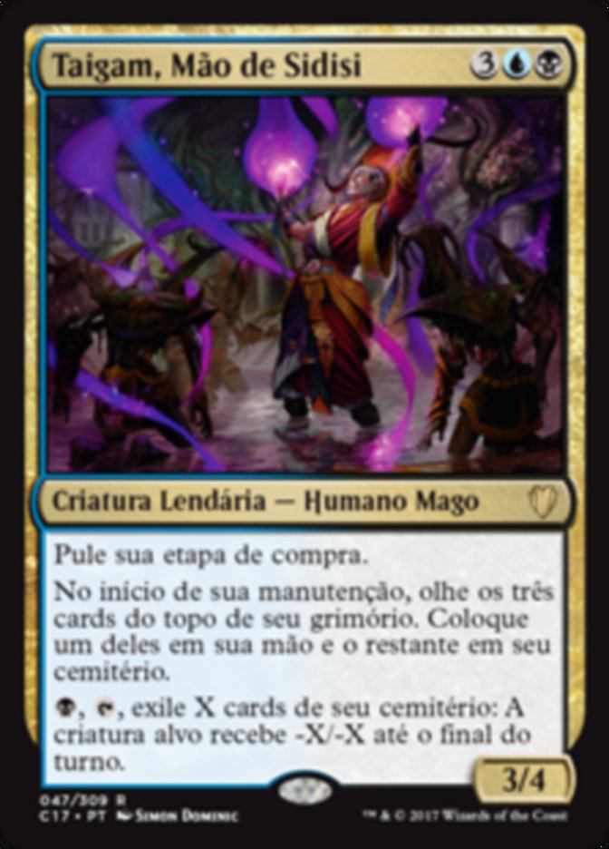 Taigam, Mão de Sidisi / Taigam, Sidisi's Hand - Magic: The Gathering - MoxLand