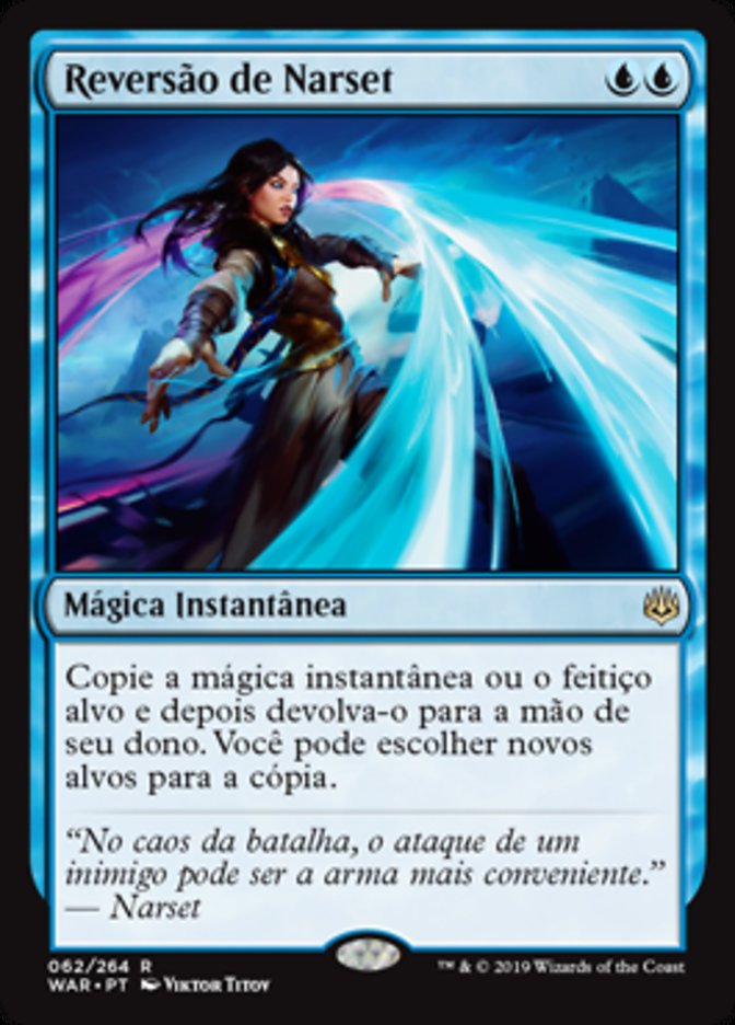 Reversão de Narset / Narset's Reversal - Magic: The Gathering - MoxLand