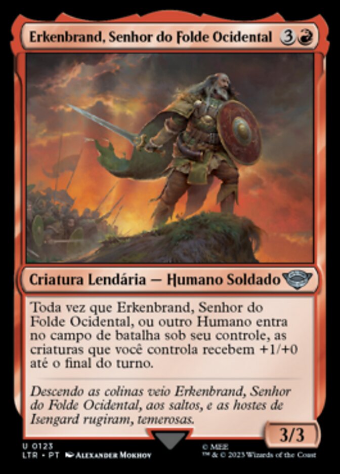 Erkenbrand, Senhor do Folde Ocidental / Erkenbrand, Lord of Westfold - Magic: The Gathering - MoxLand