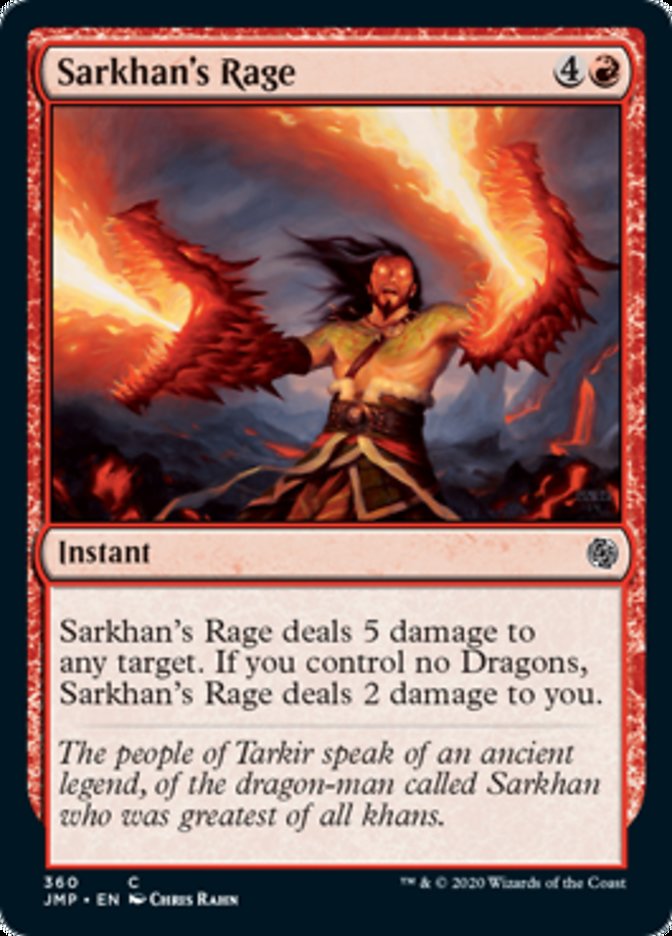 Fúria de Sarkhan / Sarkhan's Rage - Magic: The Gathering - MoxLand