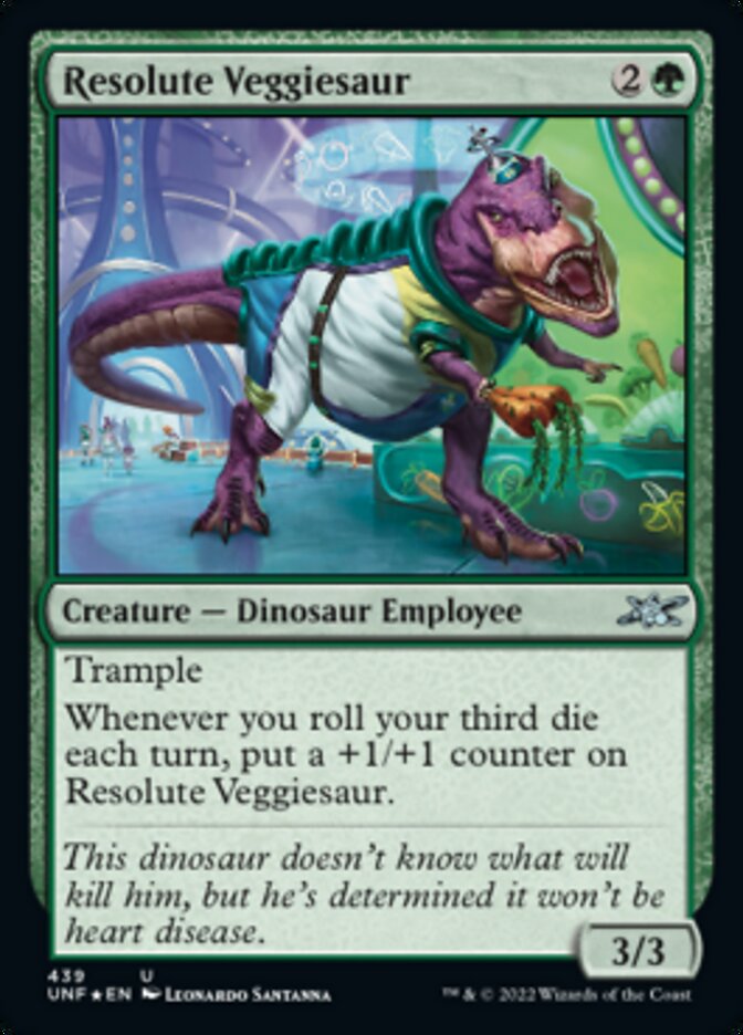 Resolute Veggiesaur - Magic: The Gathering - MoxLand