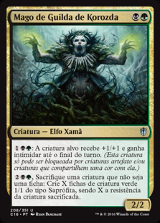 Mago de Guilda de Korozda / Korozda Guildmage - Magic: The Gathering - MoxLand