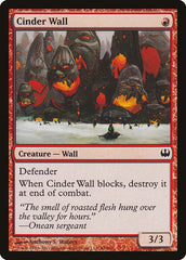 Barreira de Brasas / Cinder Wall - Magic: The Gathering - MoxLand