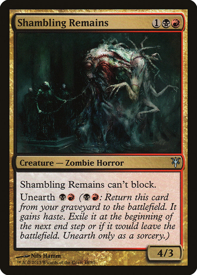 Resquícios Trôpegos / Shambling Remains - Magic: The Gathering - MoxLand