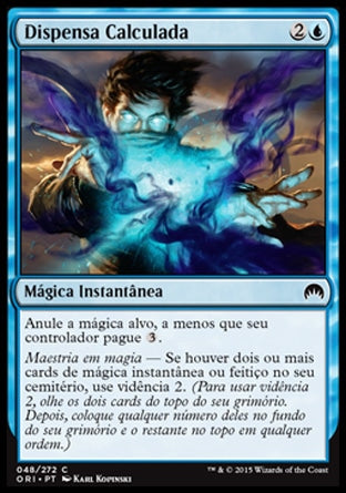 Dispensa Calculada / Calculated Dismissal - Magic: The Gathering - MoxLand