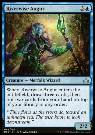 Áugure Fluviossábio / Riverwise Augur - Magic: The Gathering - MoxLand