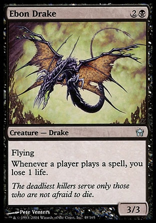 Dragonete de Ébano / Ebon Drake - Magic: The Gathering - MoxLand