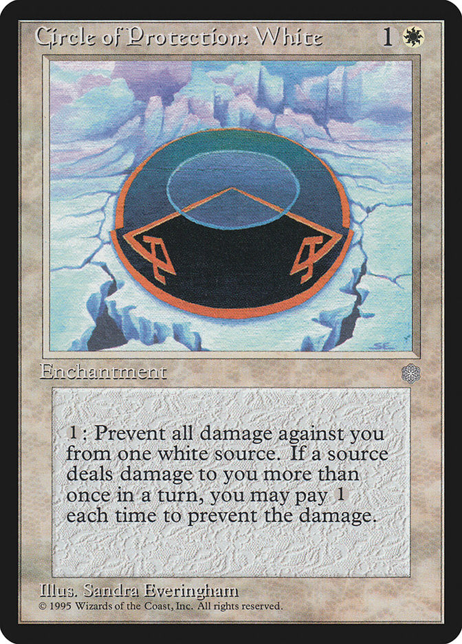Círculo de Proteção: Branco / Circle of Protection: White - Magic: The Gathering - MoxLand