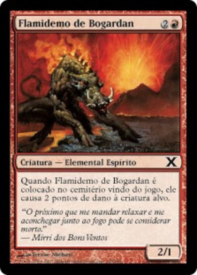 Flamidemo de Bogardan / Bogardan Firefiend - Magic: The Gathering - MoxLand