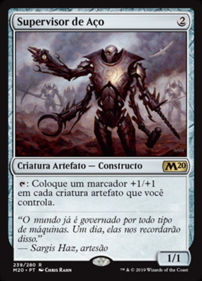 Supervisor de Aço / Steel Overseer - Magic: The Gathering - MoxLand