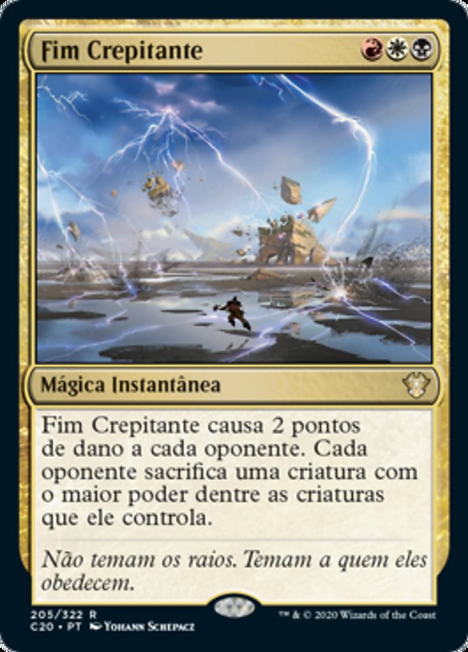 Fim Crepitante / Crackling Doom - Magic: The Gathering - MoxLand