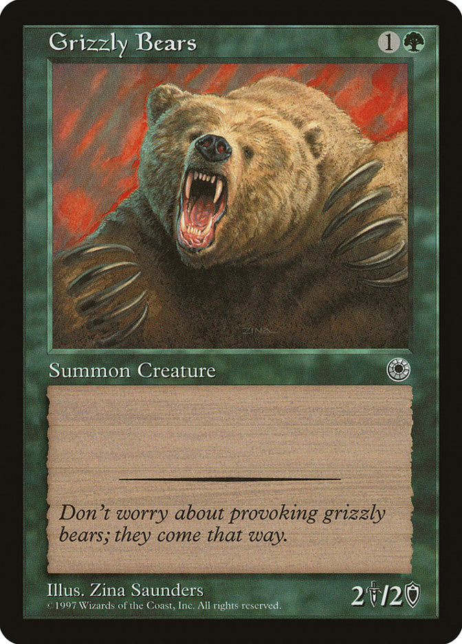 Ursos Cinzentos / Grizzly Bears - Magic: The Gathering - MoxLand