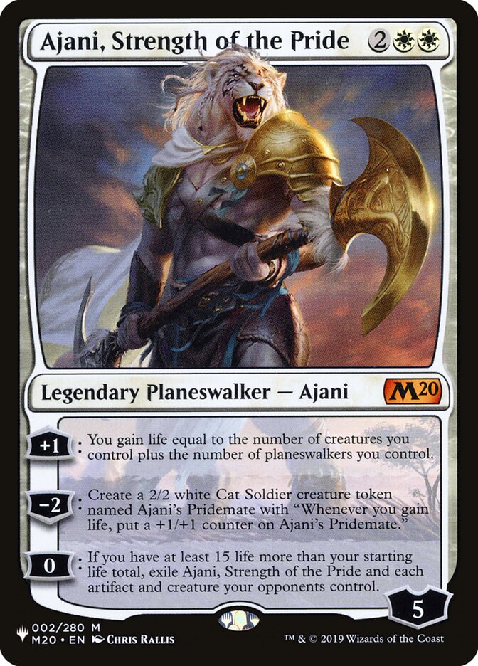 Ajani, Força do Bando / Ajani, Strength of the Pride - Magic: The Gathering - MoxLand