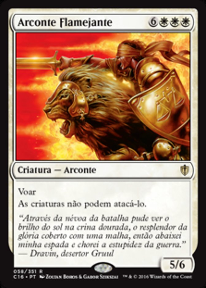 Arconte Flamejante / Blazing Archon - Magic: The Gathering - MoxLand